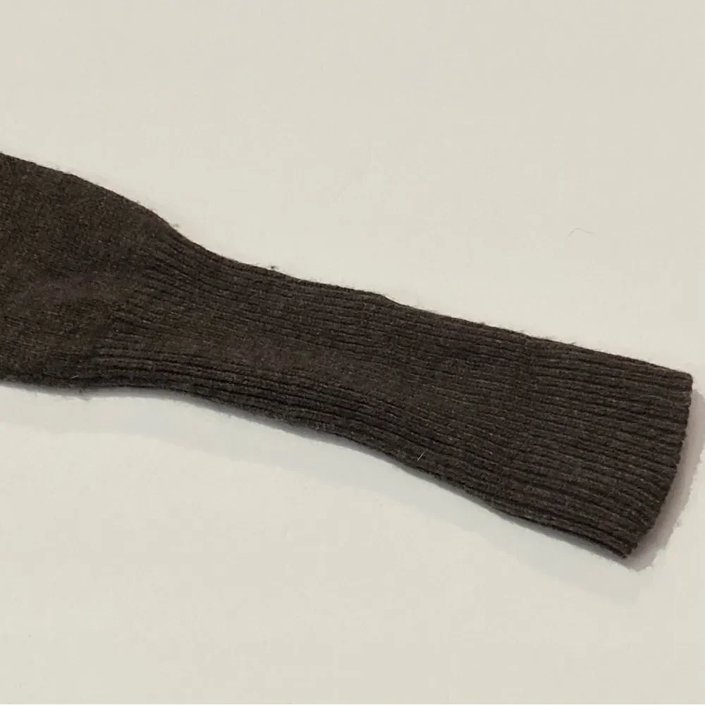 Abercrombie and Fitch Dark Brown Wool/Rabbit Hair Blend Cardigan Women's Size S